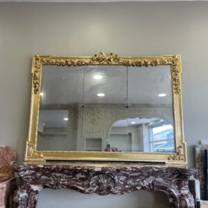 miroir ancien en bois massif