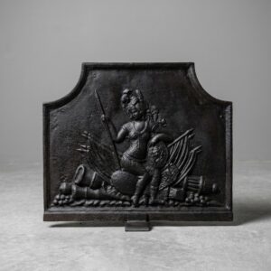 Plaque en fonte ancienne Allégorie de la Guerre